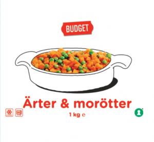 Carrots & Peas - frozen